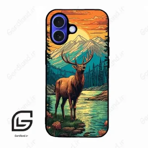 قاب گوشی آیفون 16 (Iphone 16 ) طرح گوزن کد 2471