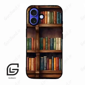 قاب گوشی آیفون 16 (Iphone 16 ) طرح کتابخانه کد 2527