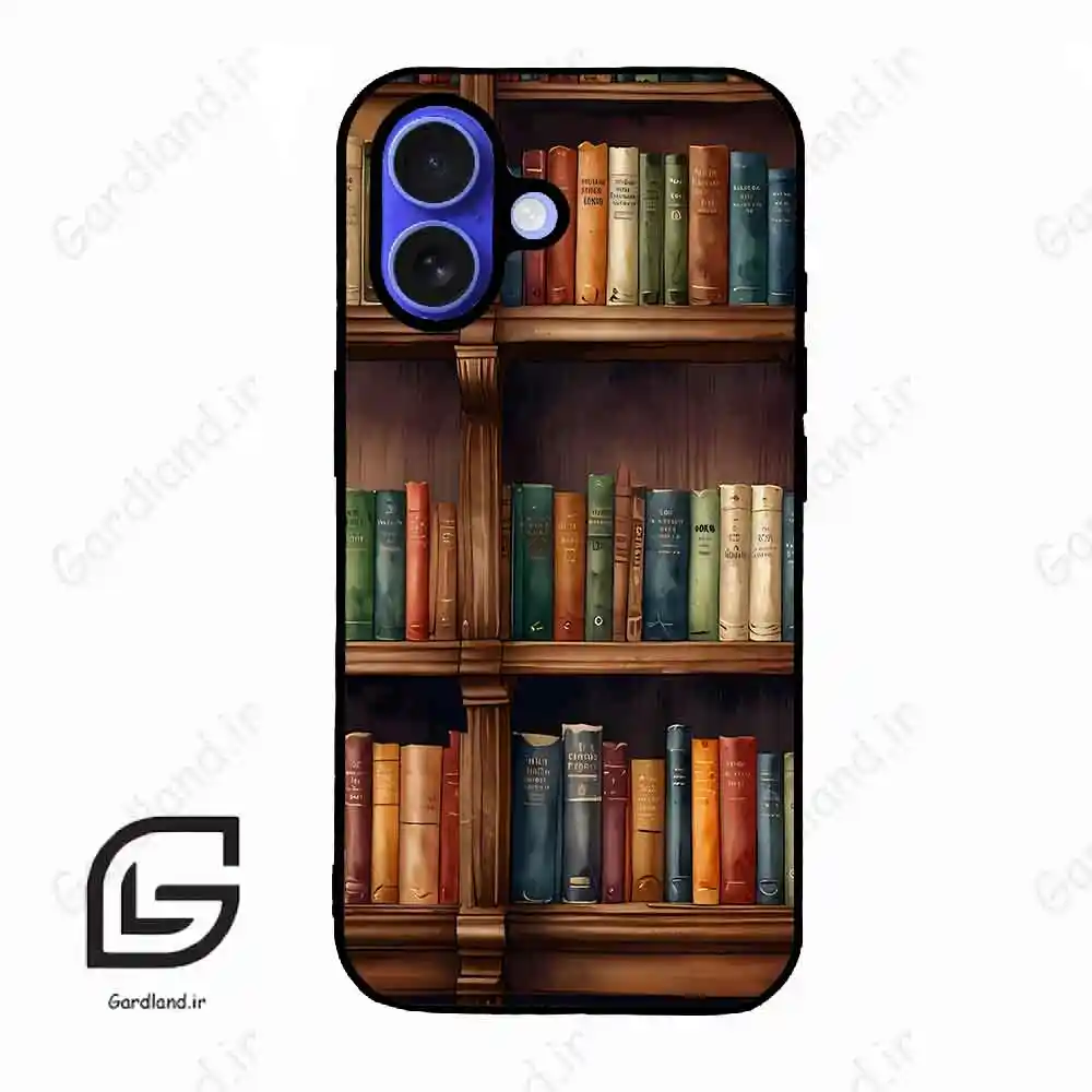 قاب گوشی آیفون 16 (Iphone 16 ) طرح کتابخانه کد 2527