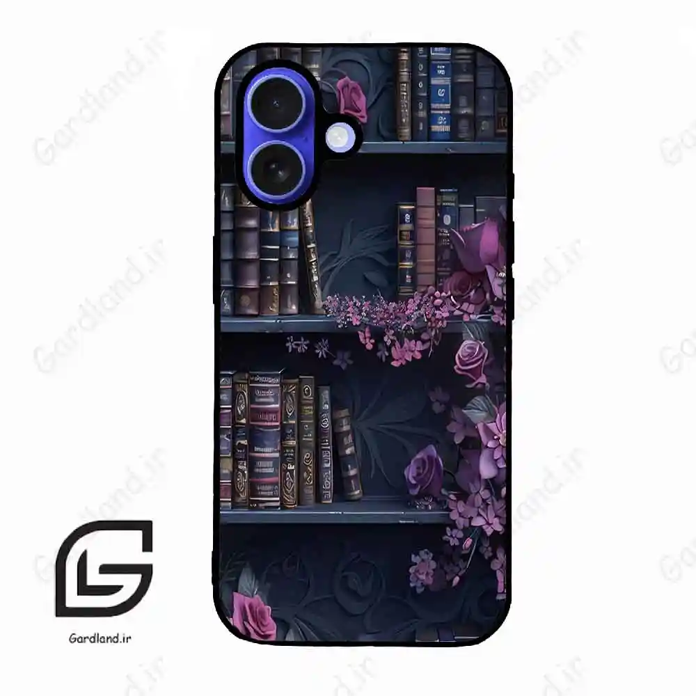 قاب گوشی آیفون 16 (Iphone 16 ) طرح کتابخانه کد 2529