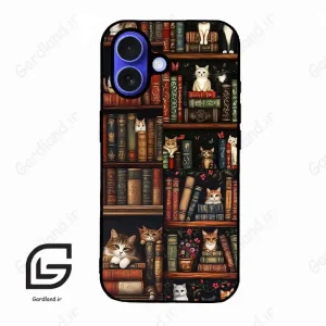 قاب گوشی آیفون 16 (Iphone 16 ) طرح کتابخانه کد 2532