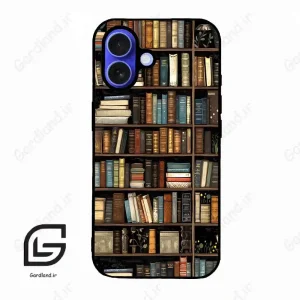 قاب گوشی آیفون 16 (Iphone 16 ) طرح کتابخانه کد 2533
