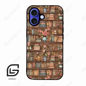 قاب گوشی آیفون 16 (Iphone 16 ) طرح کتابخانه کد 2535