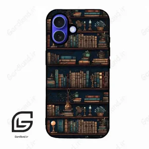 قاب گوشی آیفون 16 (Iphone 16 ) طرح کتابخانه کد 2536