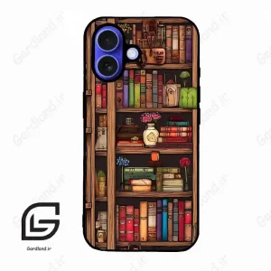قاب گوشی آیفون 16 (Iphone 16 ) طرح کتابخانه کد 2537
