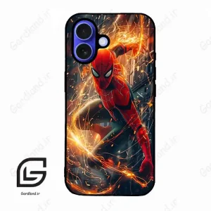 قاب گوشی آیفون 16 (Iphone 16 ) طرح مردعنکبوتی کد 2558