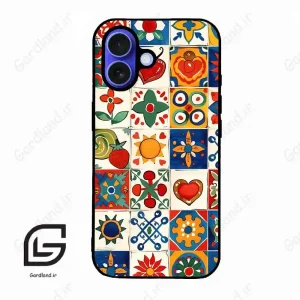 قاب گوشی آیفون 16 (Iphone 16 ) طرح کاشی کد 2594