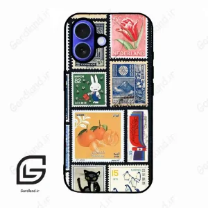 قاب گوشی آیفون 16 (Iphone 16 ) طرح تمبر کد 2603