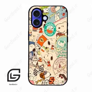 قاب گوشی آیفون 16 (Iphone 16 ) طرح اسنوپی کد 2605