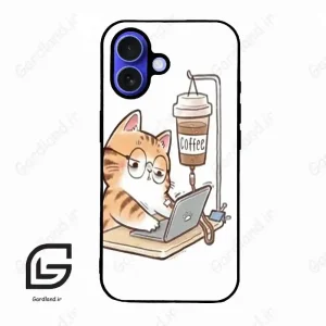 قاب گوشی آیفون 16 (Iphone 16 ) طرح گربه کد 2617