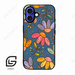 قاب گوشی آیفون 16 (Iphone 16 ) طرح گل کد 2685