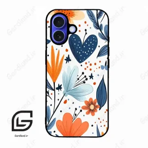 قاب گوشی آیفون 16 (Iphone 16 ) طرح گل کد 2686