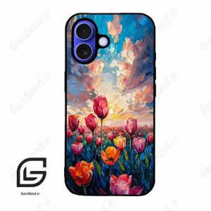 قاب گوشی آیفون 16 (Iphone 16 ) طرح گل کد 2687