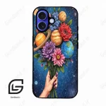 قاب گوشی آیفون 16 (Iphone 16 ) طرح گل کد 2731