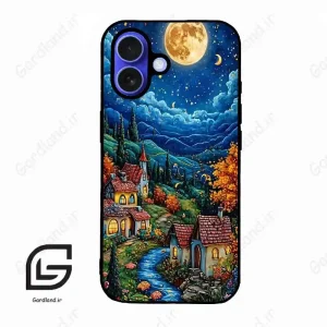 قاب گوشی آیفون 16 (Iphone 16 ) طرح دهکده کد 2732