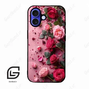 قاب گوشی آیفون 16 (Iphone 16 ) طرح رز کد 2744