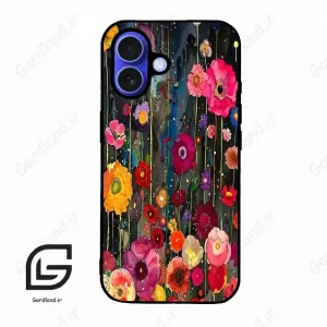 قاب گوشی آیفون 16 (Iphone 16 ) طرح گل کد 2751