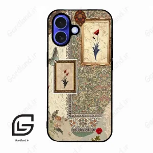 قاب گوشی آیفون 16 (Iphone 16 ) طرح گل کد 2768