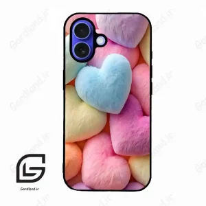 قاب گوشی آیفون 16 (Iphone 16 ) طرح قلبی کد 2782
