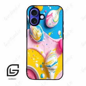 قاب گوشی آیفون 16 (Iphone 16 ) طرح رنگارنگ کد 2793