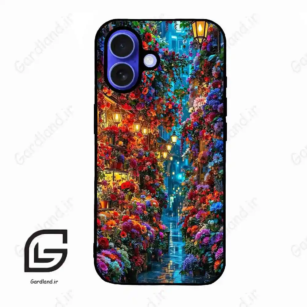 قاب گوشی آیفون 16 (Iphone 16 ) طرح گل کد 2794