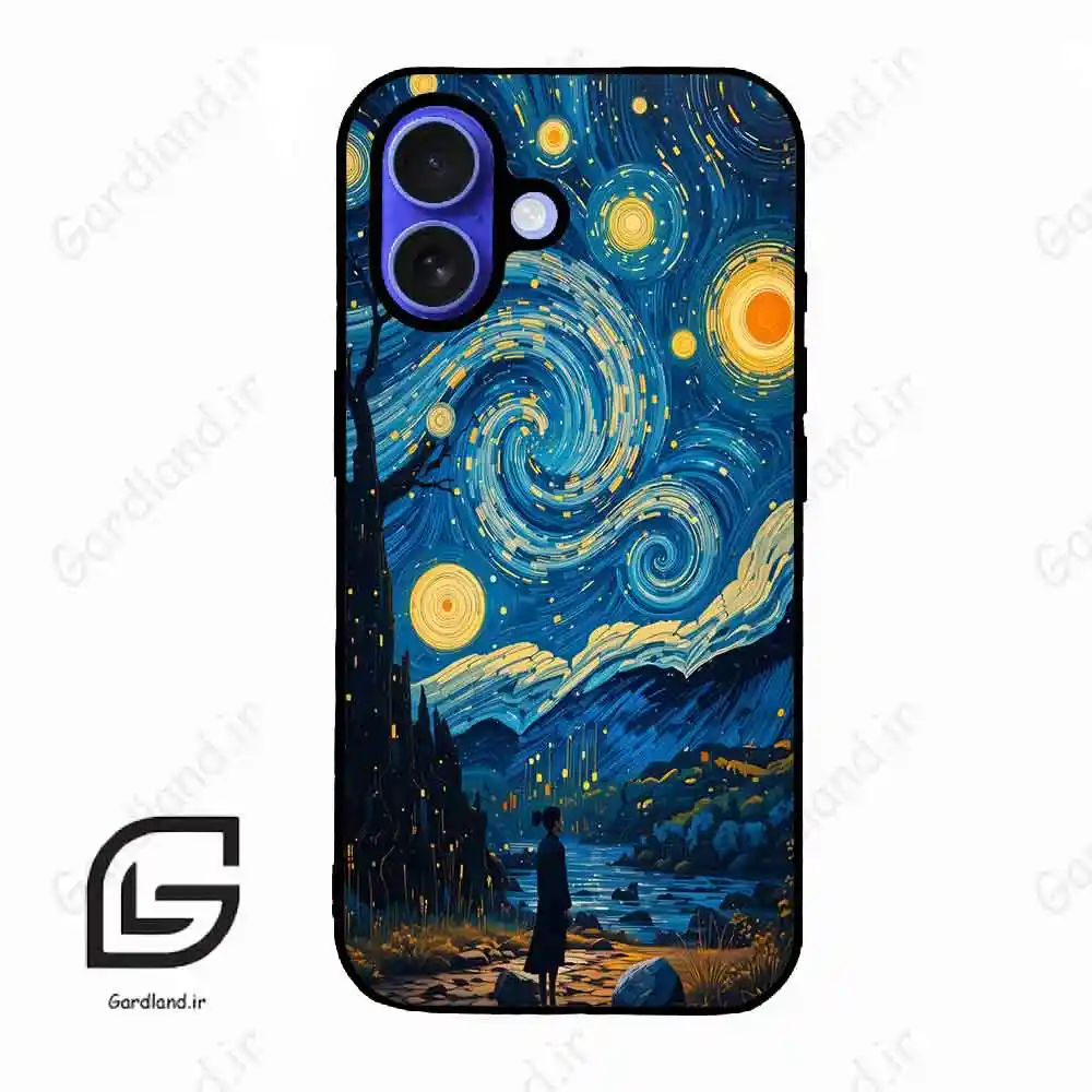 قاب گوشی آیفون 16 (Iphone 16 ) طرح شب کد 2801