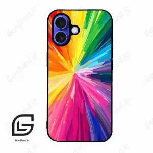 قاب گوشی آیفون 16 (Iphone 16 ) طرح رنگارنگ کد 2877