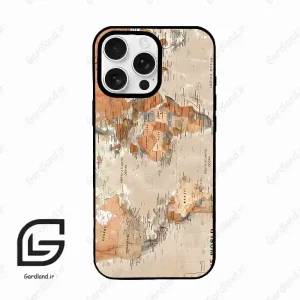 قاب گوشی آیفون 16 پرو Iphone 16 Pro  طرح نقشه کد 2187