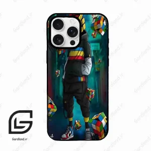 قاب گوشی آیفون 16 پرو Iphone 16 Pro  طرح مکعب کد 2229