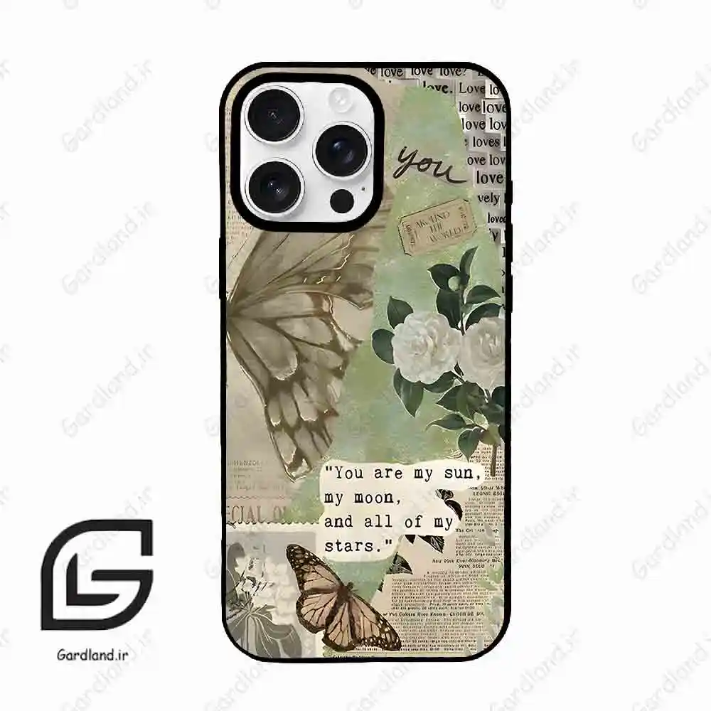 قاب گوشی آیفون 16 پرو Iphone 16 Pro طرح پروانه کد 2244