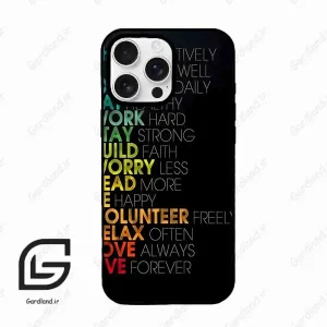قاب گوشی آیفون 16 پرو Iphone 16 Pro  طرح متن کد 2332