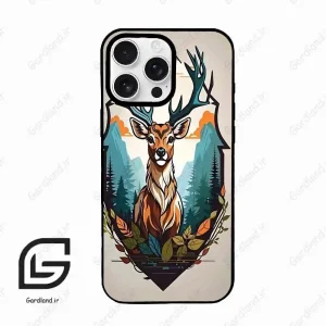 قاب گوشی آیفون 16 پرو Iphone 16 Pro  طرح گوزن کد 2429