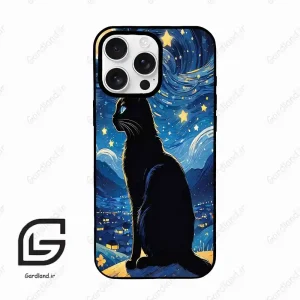 قاب گوشی آیفون 16 پرو Iphone 16 Pro  طرح گربه کد 2438