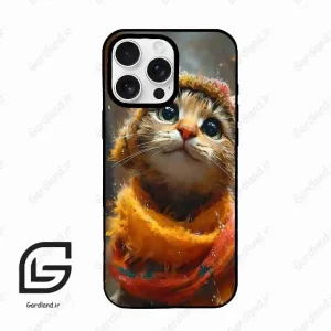 قاب گوشی آیفون 16 پرو Iphone 16 Pro  طرح گربه کد 2440