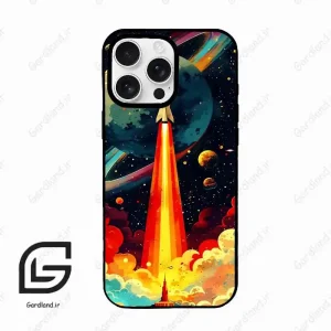 قاب گوشی آیفون 16 پرو Iphone 16 Pro  طرح موشک کد 2463