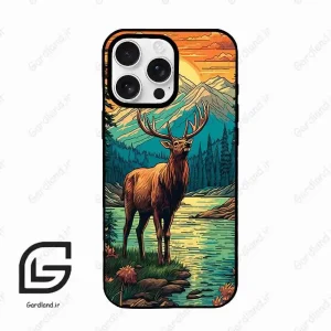 قاب گوشی آیفون 16 پرو Iphone 16 Pro  طرح گوزن کد 2471