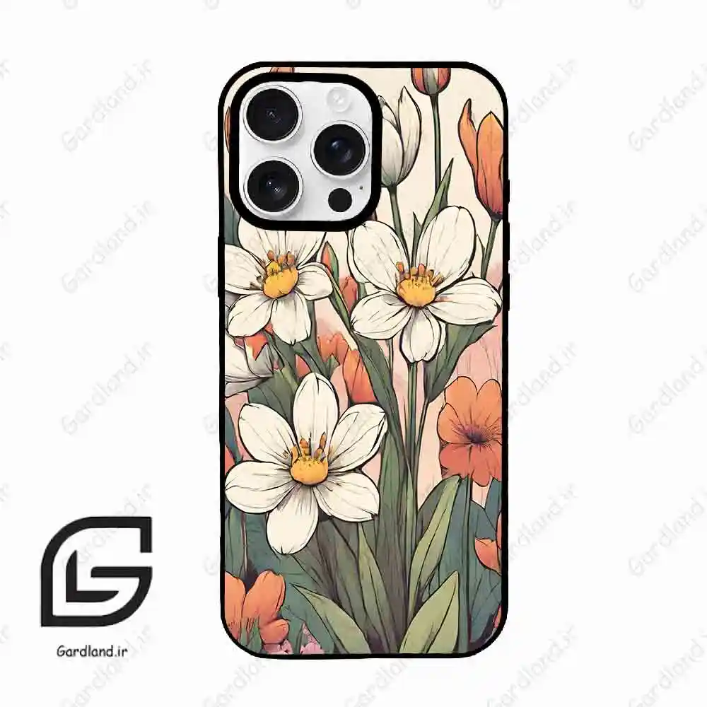 قاب گوشی آیفون 16 پرو Iphone 16 Pro طرح گل کد 2475