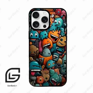 قاب گوشی آیفون 16 پرو Iphone 16 Pro  طرح استیکر کد 2478