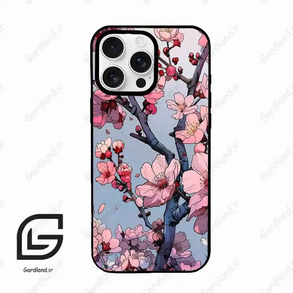 قاب گوشی آیفون 16 پرو Iphone 16 Pro طرح شکوفه کد 2481