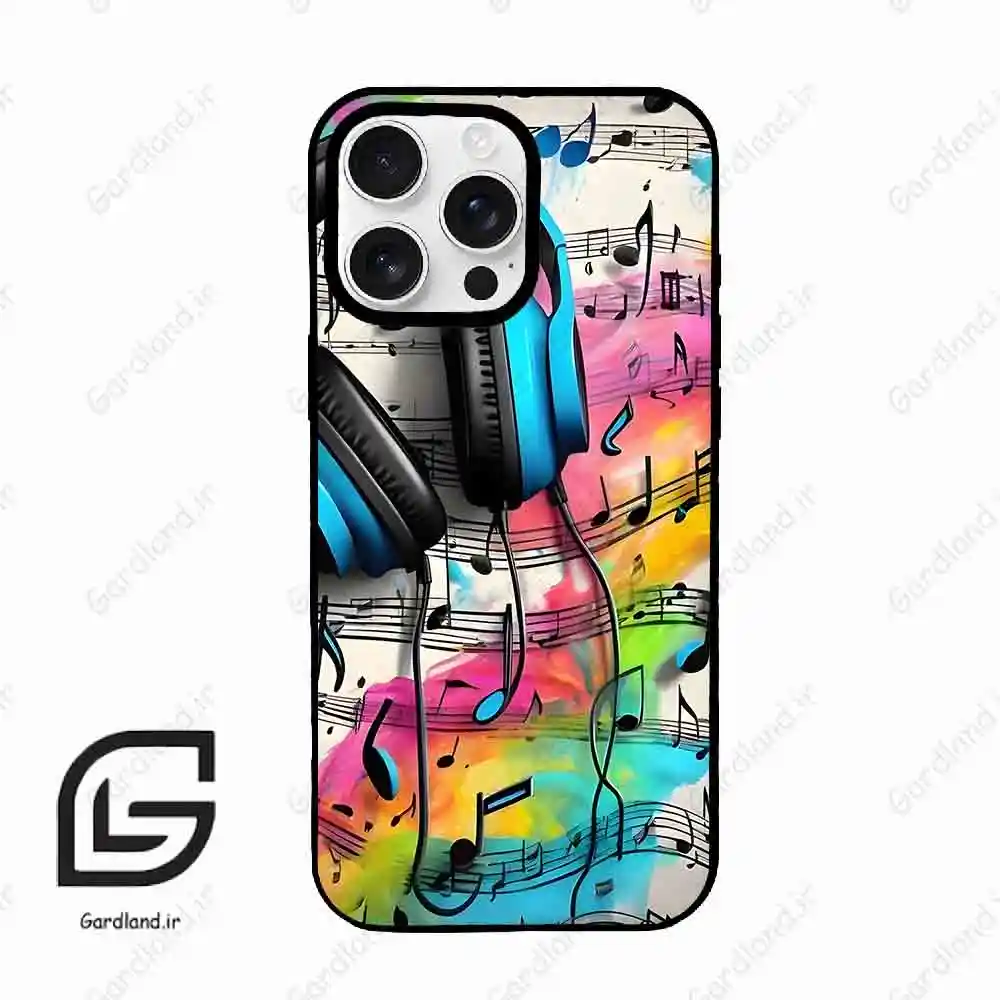 قاب گوشی آیفون 16 پرو Iphone 16 Pro طرح موسیقی کد 2482