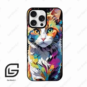 قاب گوشی آیفون 16 پرو Iphone 16 Pro  طرح گربه کد 2483
