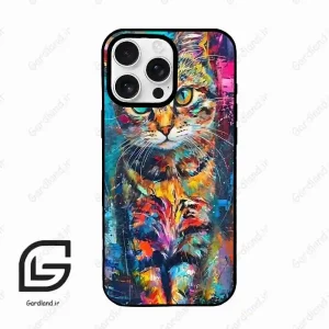 قاب گوشی آیفون 16 پرو Iphone 16 Pro  طرح گربه کد 2488