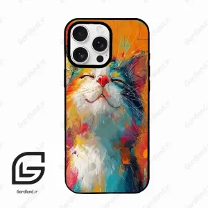 قاب گوشی آیفون 16 پرو Iphone 16 Pro  طرح گربه کد 2489