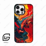 قاب گوشی آیفون 16 پرو Iphone 16 Pro  طرح ابرنگی کد 2490