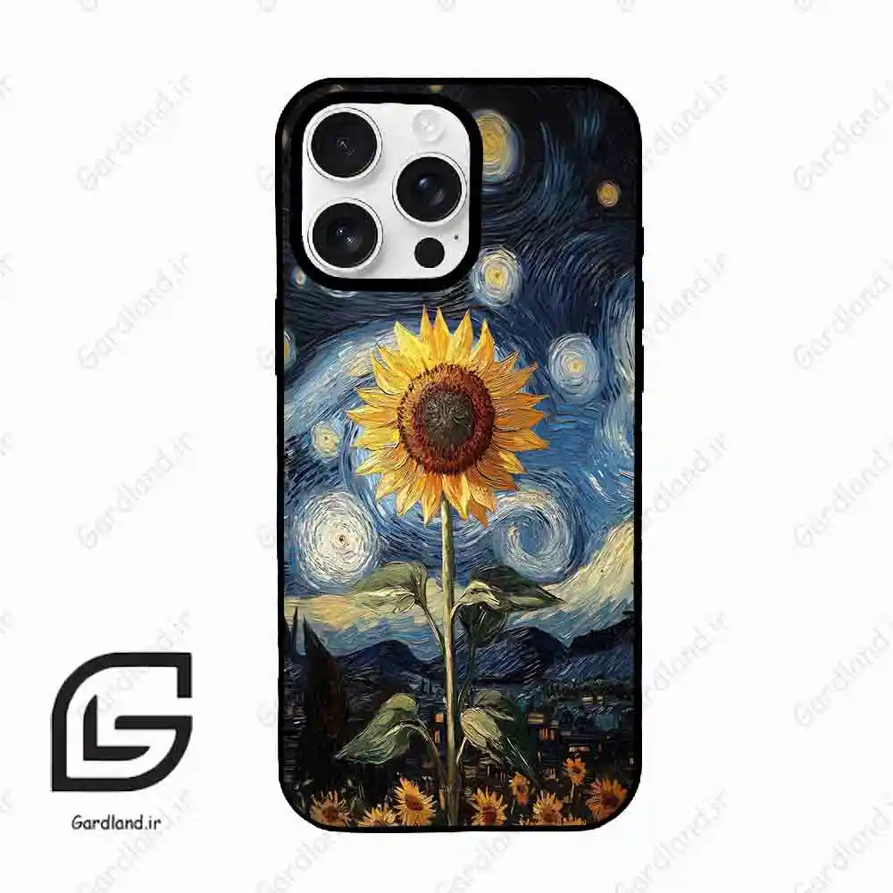 قاب گوشی آیفون 16 پرو Iphone 16 Pro طرح افتابگردان کد 2652