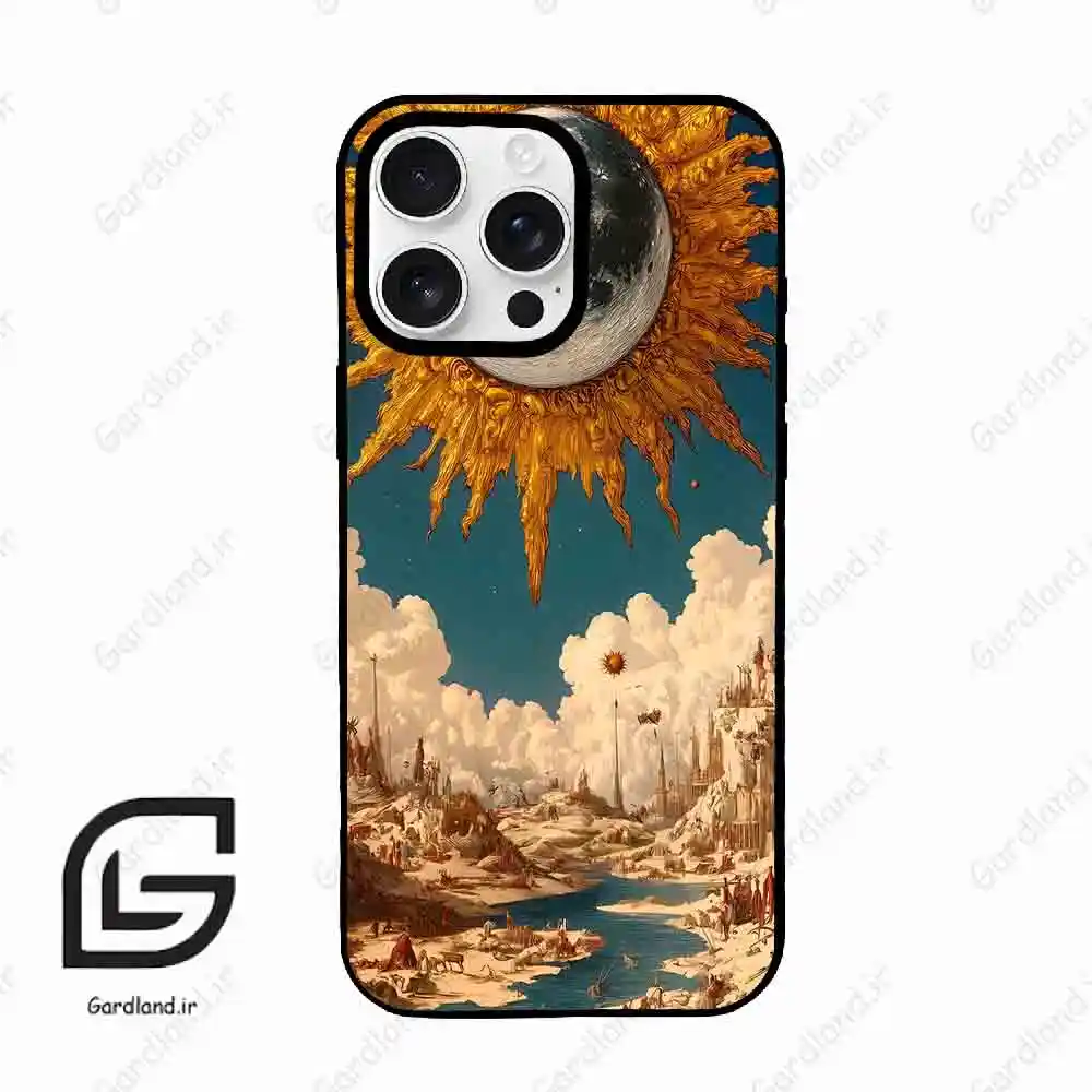 قاب گوشی آیفون 16 پرو Iphone 16 Pro طرح خورشید کد 2694