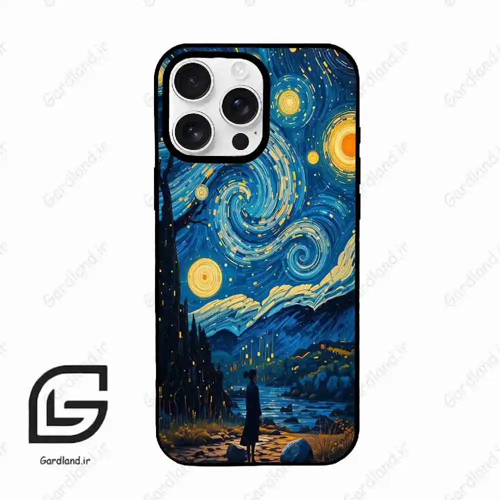 قاب گوشی آیفون 16 پرو Iphone 16 Pro طرح شب کد 2801