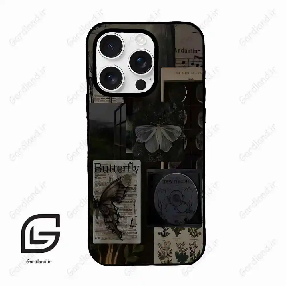 قاب گوشی آیفون 16 پرومکس Iphone 16 Pro Max طرح پروانه کد 2096