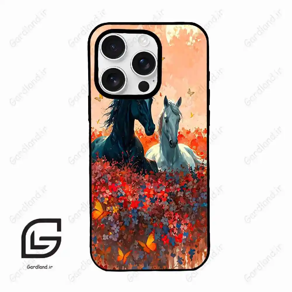 قاب گوشی آیفون 16 پرومکس Iphone 16 Pro Max طرح اسب کد 2166