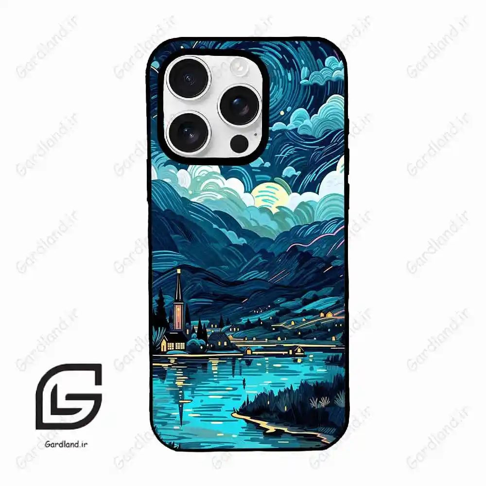 قاب گوشی آیفون 16 پرومکس Iphone 16 Pro Max طرح شب کد 2425